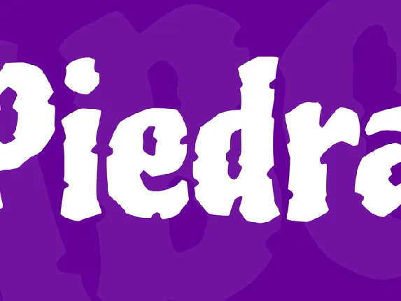 Piedra font