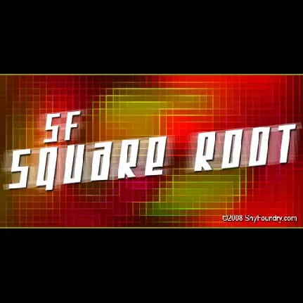 SF Square Root font