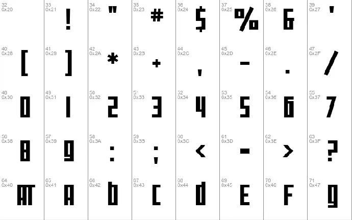 SF Square Root font