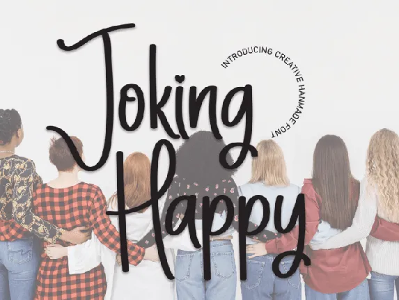 Joking Happy font