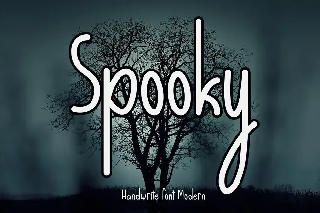 Spooky font