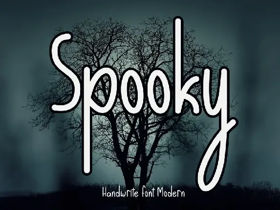 Spooky font