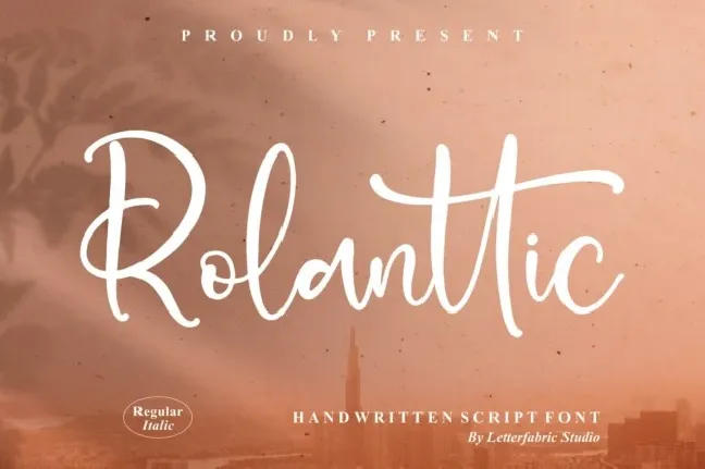 Rolanttic font