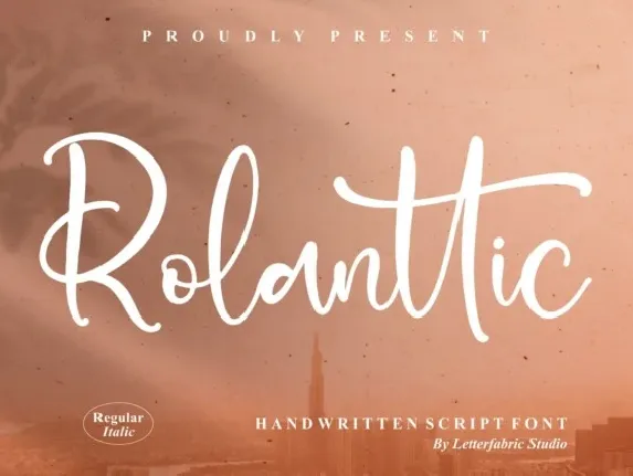 Rolanttic font