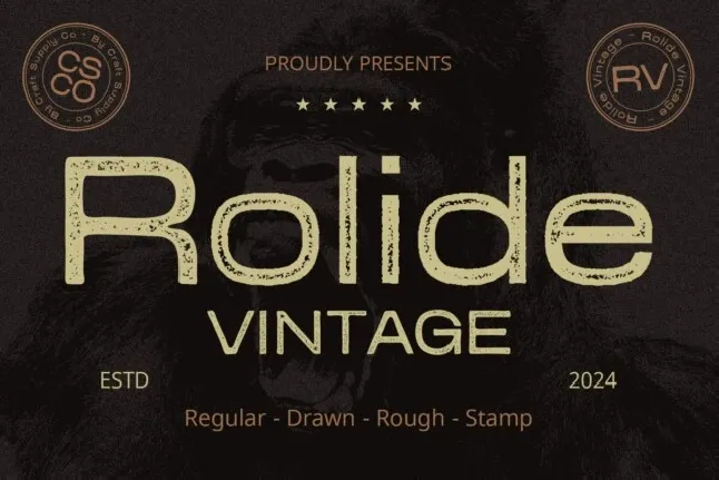 Rolide Vintage font