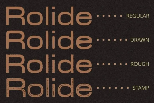 Rolide Vintage font