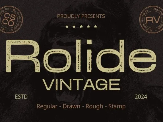 Rolide Vintage font