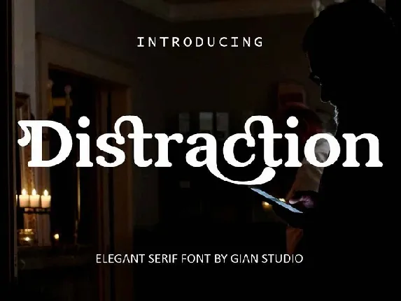 Distraction font