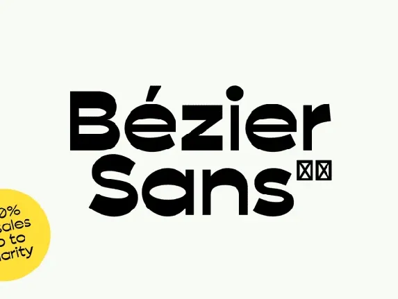 Bezier Sans font