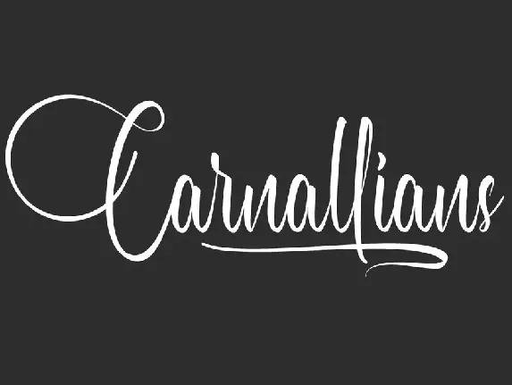 Carnallians Demo font