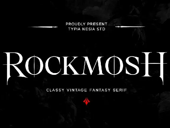 Rockmosh font