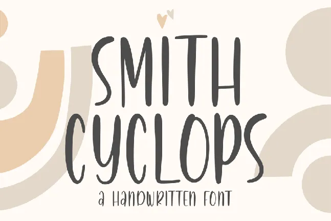 Smith Cyclops font