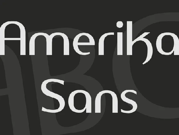 Amerika Sans font