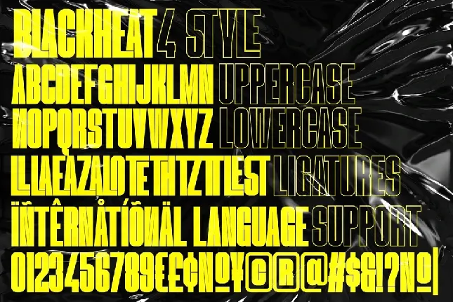 Blackheat Bold Sans Serif font