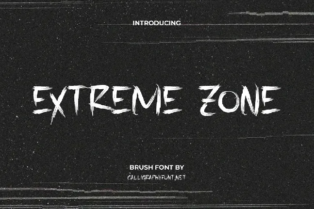 Extreme Zone font