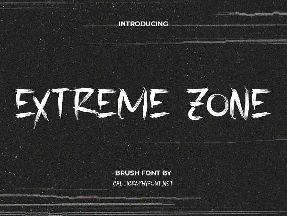 Extreme Zone font