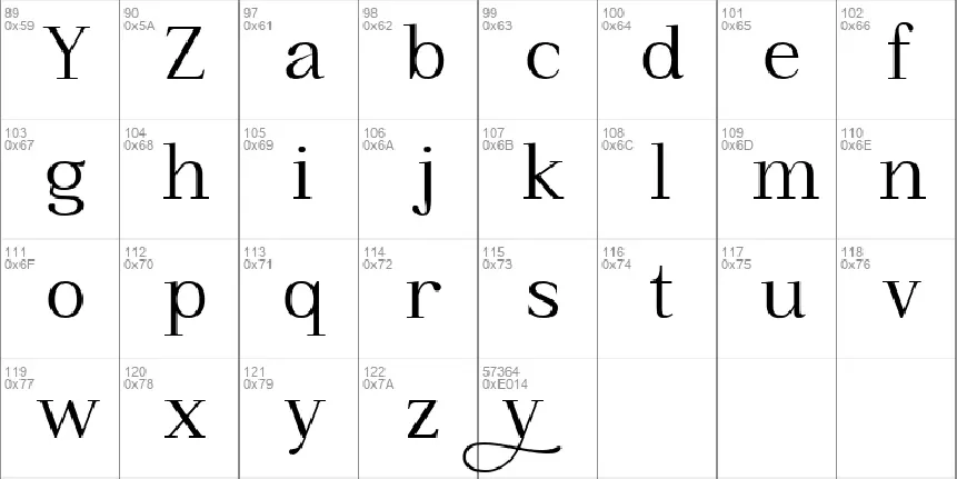 Lostyla font