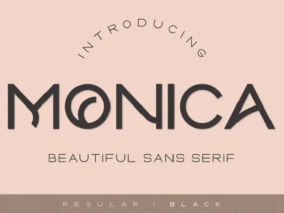 Monica font