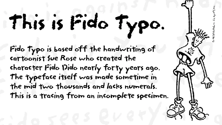 Fido Typo font