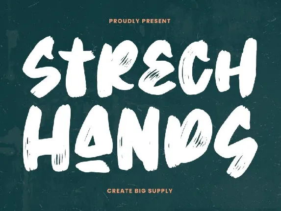 Stretch Hands font