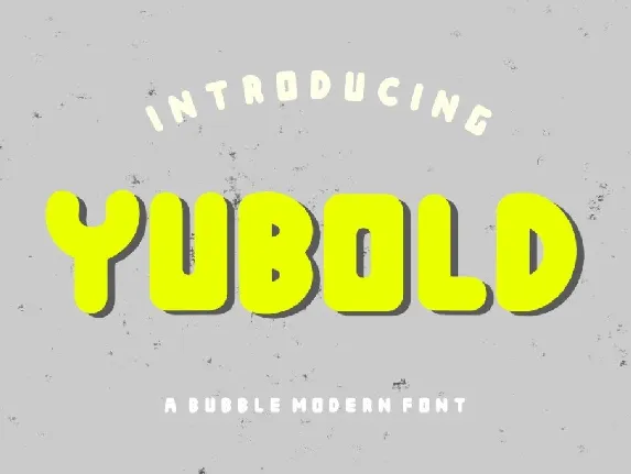 Yubold font