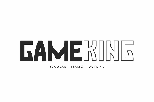 Gameking Demo font