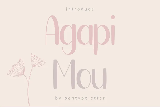 Agapi Mou font