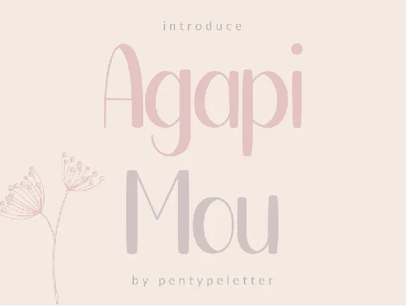 Agapi Mou font