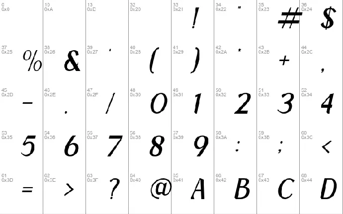 Mangata font