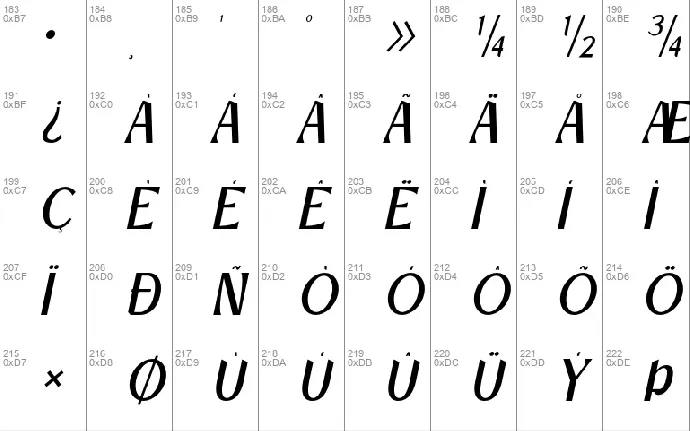 Mangata font