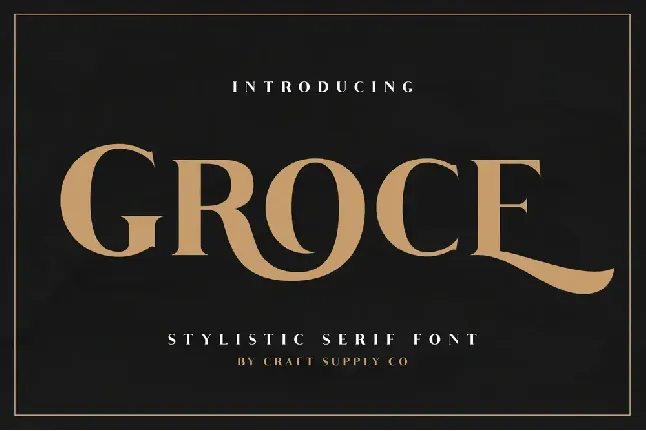 Groce Free font