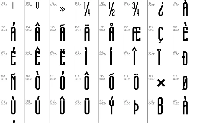 Condimentum Display font