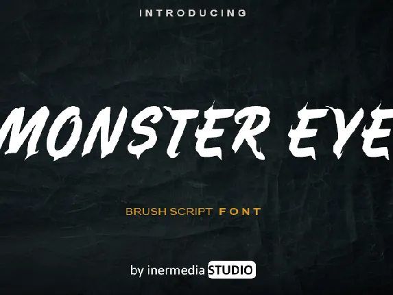 Monster Eye font