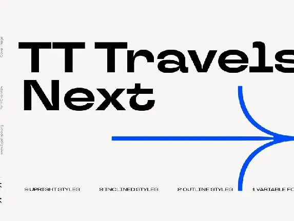 TT Travels Next Family font