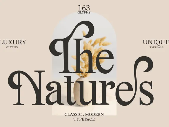 The Natures font