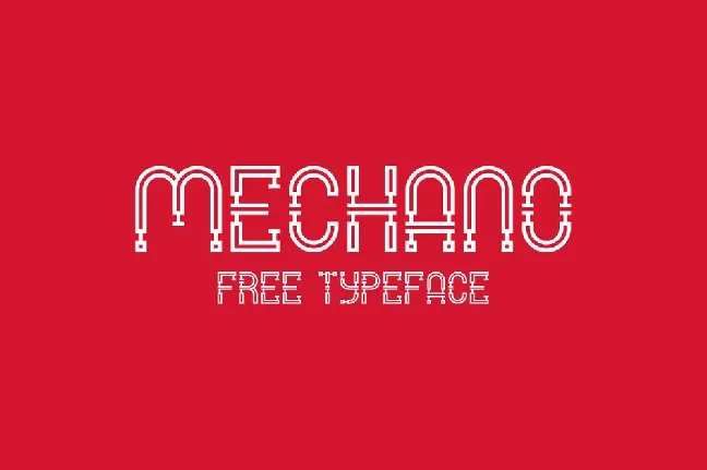 Mechano font