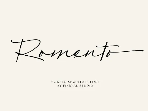 Romento font