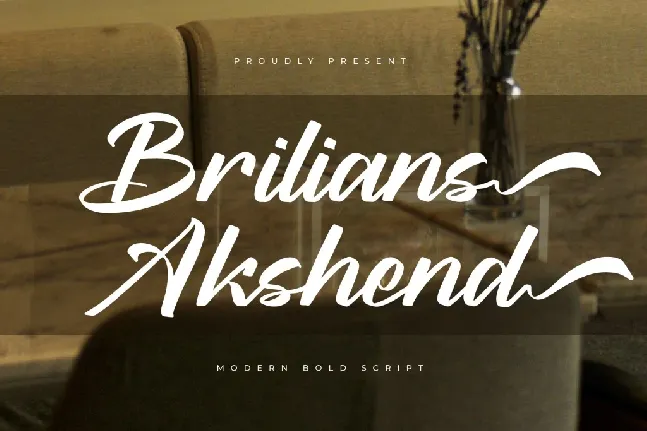 Brilians Akshend DEMO VERSION font