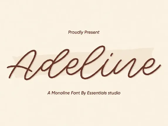 Adeline font