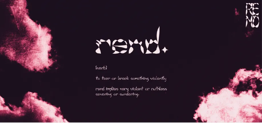 rend font