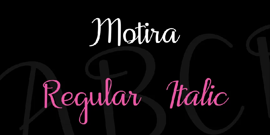 Motira font