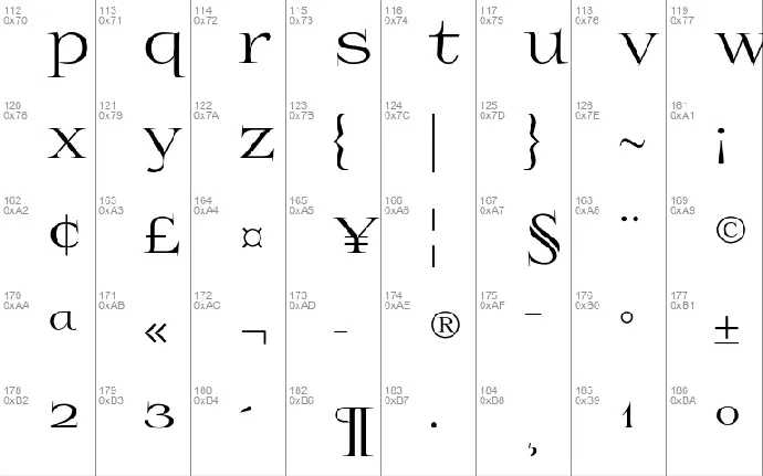 Prida01 font