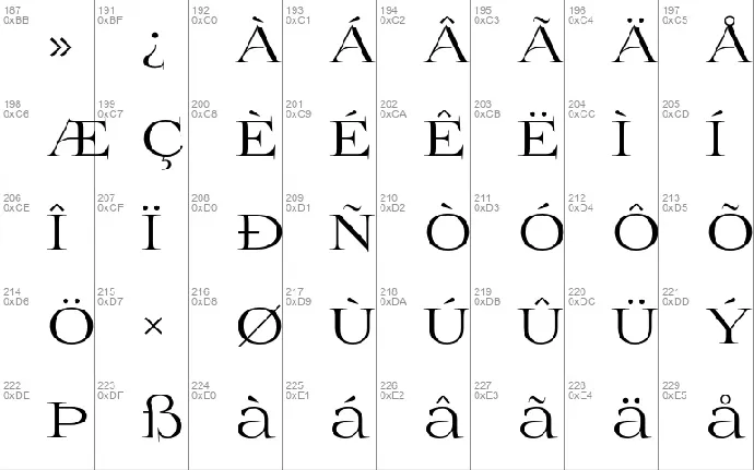 Prida01 font