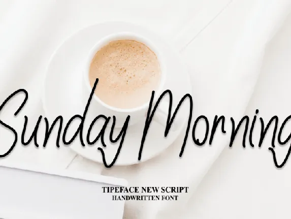 Sunday Morning Typeface font