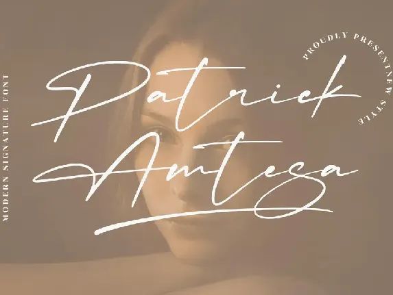 Patrick Amtesa font