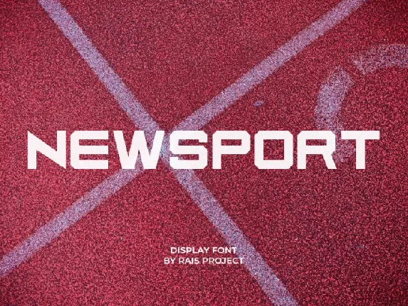 Newsport font