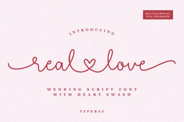 Real Love font