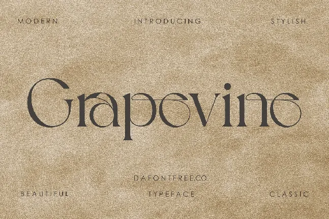 Grapevine font