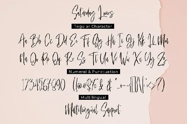 Saturday Lovers Script font