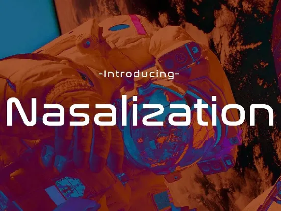 Nasalization Display font